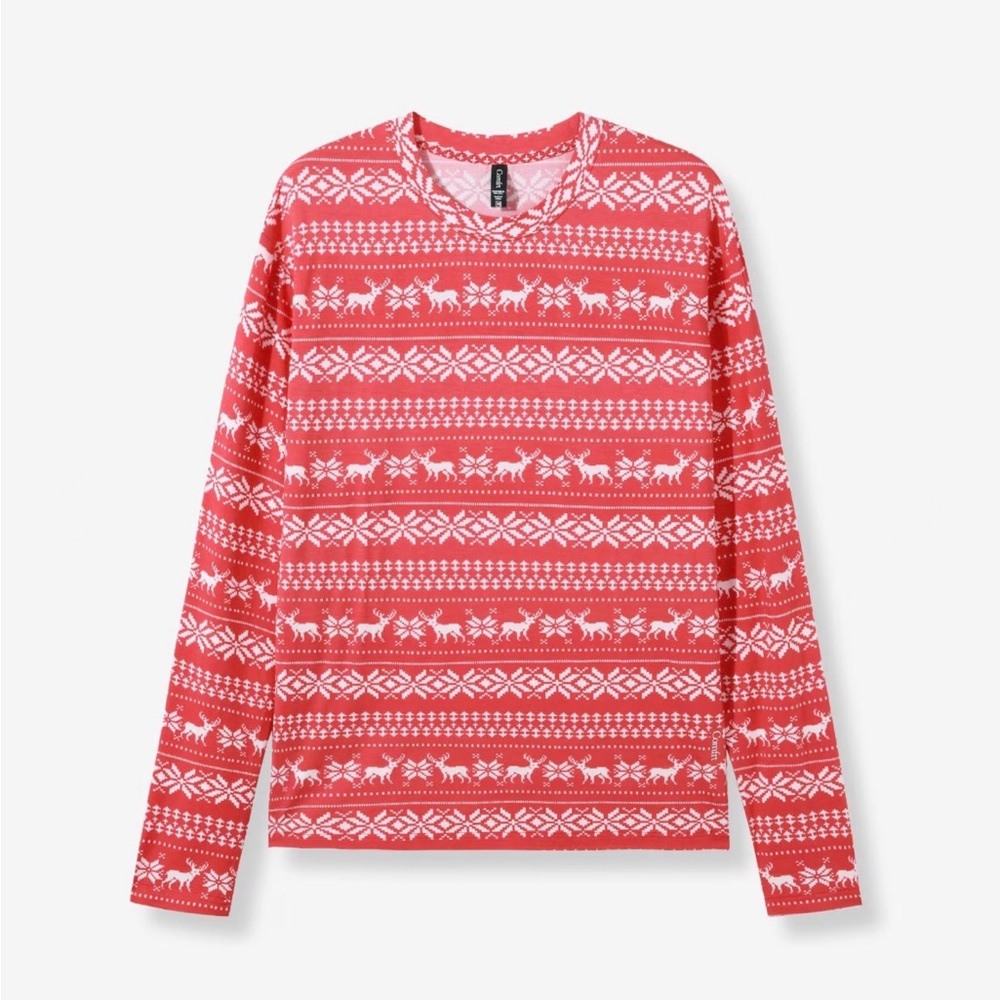 Comfrt size M holiday edition long sleeve top NWT